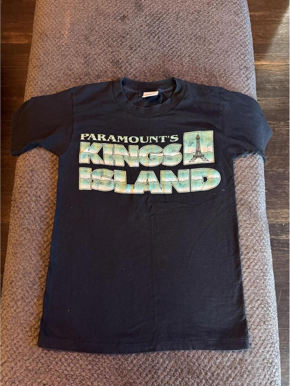 Paramount Parks Kings Island Single Stitch T Shirt Mens S Graphic Vtg 1990s